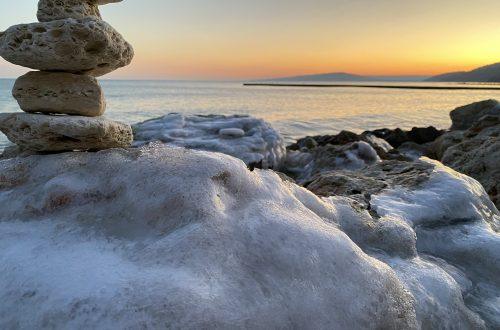 calm sea at sunset